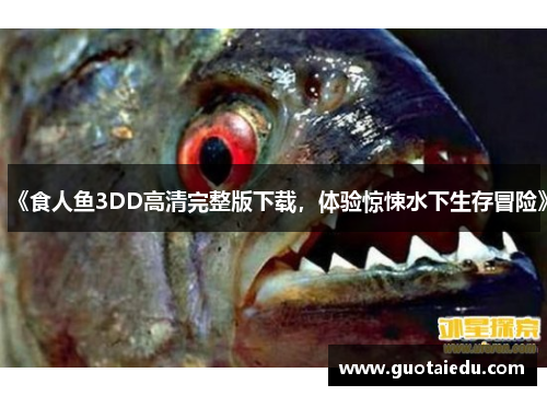 《食人鱼3DD高清完整版下载，体验惊悚水下生存冒险》